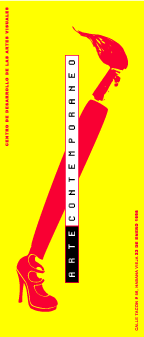 Poster Promoting Contemporary Art Exhibit