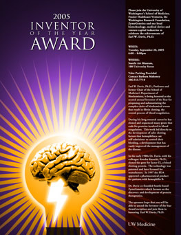 Poster Promoting the Inventor of the Year 2005 Event