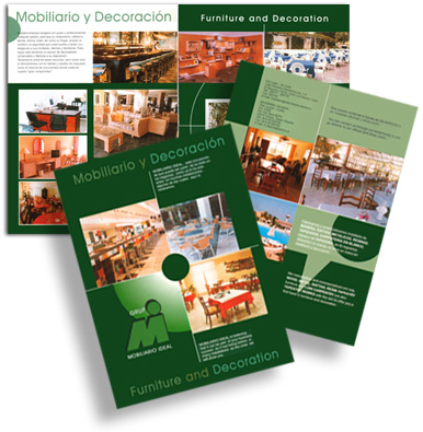 Brochure for Mobiliario Ideal, an Importer of Furniture and Interior Decoration