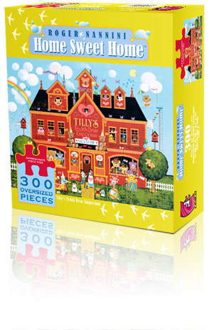 Packaging for Jigsaw Puzzle – Home Sweet Home – Roger Nannini