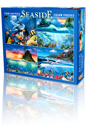 Packaging for Jigsaw Puzzle – Seaside Series