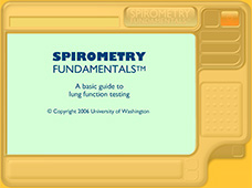 Interactive Flash application for Spirometry Fundamentals