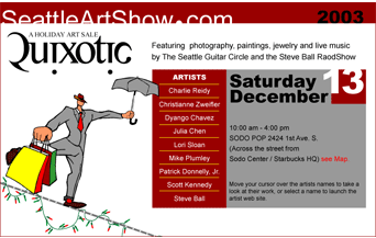 Website for Art Show